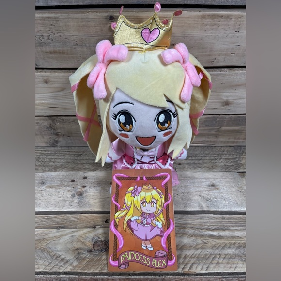 Inquisitor Master Princess Alex Misa Plush 13” Pink with Card 2020 Juniper Anime - Picture 2 of 12